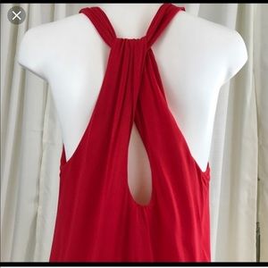 NWT Alice + Olivia Liz Twist Back Dress - Navy